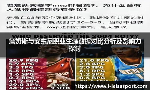 詹姆斯与安东尼职业生涯数据对比分析及影响力探讨